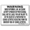 Signmission 14 in Height, Vinyl, 14" x 10", WS-D-1014-Wyoming WS-D-1014-Wyoming - alternate 1